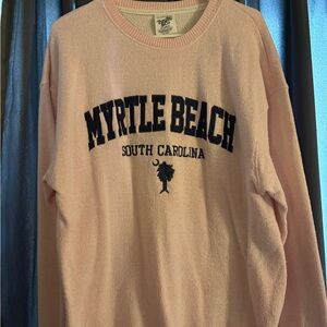 Myrtle Beach Pink Sweater
